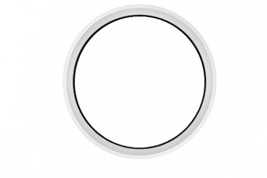 Круглое пластиковое окно Глухое